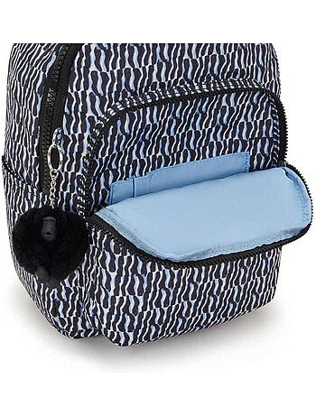 Mochila kipling seoul s holiday waves 35 cm - con bolsillo protector para tableta