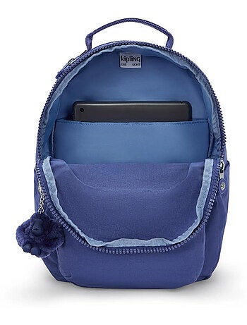 Mochila kipling seoul s ocean blue 35 cm - con bolsillo protector para tableta