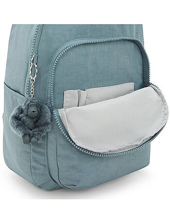 Mochila kipling seoul s relaxed grey 35 cm - con bolsillo protector para tableta