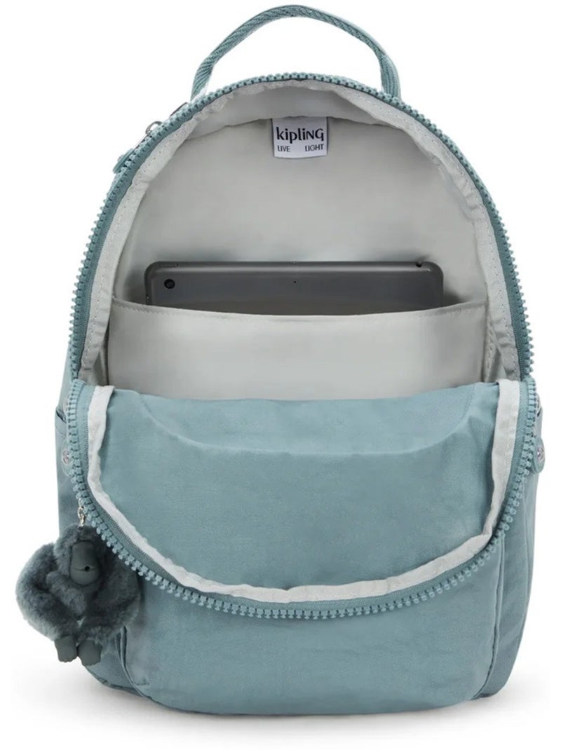 Mochila kipling seoul s relaxed grey 35 cm - con bolsillo protector para tableta Gris - Kiabi