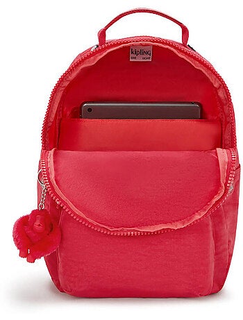 Mochila kipling seoul s resort pink 35 cm - con bolsillo protector para tableta