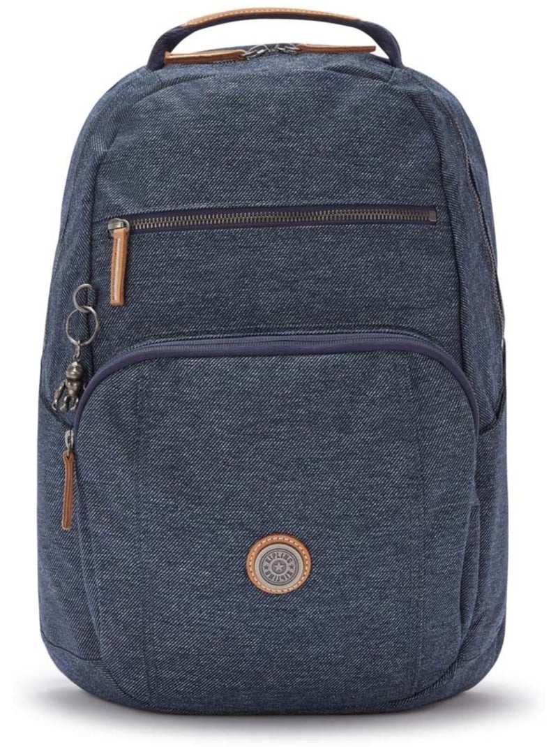 Mochila kipling troy 23 l con compartimento para portátil de 15 pulgadas Azul - Kiabi