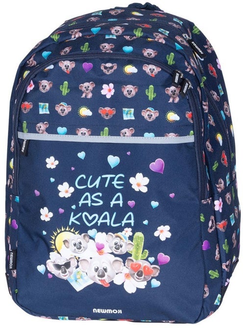 Mochila koala newmoji 43 cm con 2 compartimentos con cremallera - Kiabi Mochila koala newmoji 43 cm con 2 compartimentos con cremallera - Kiabi