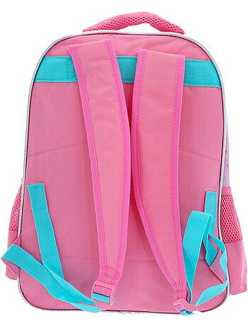 Mochila lilo y stitch 38 cm con compartimentos con cremallera