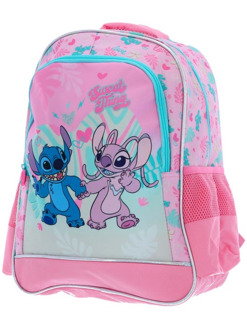 Mochila lilo y stitch 38 cm con compartimentos con cremallera - Kiabi Mochila lilo y stitch 38 cm con compartimentos con cremallera - Kiabi