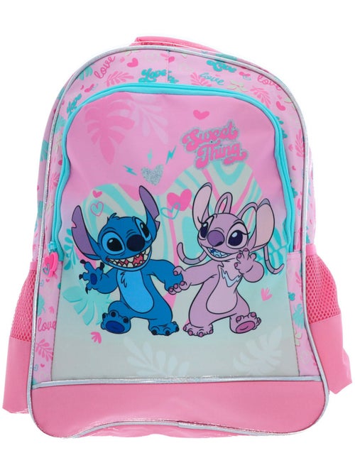 Mochila lilo y stitch 38 cm con compartimentos con cremallera - Kiabi Mochila lilo y stitch 38 cm con compartimentos con cremallera - Kiabi