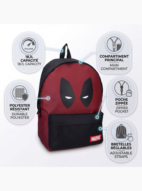 Mochila Marvel Deadpool Encore Time 204-00614 DEADPOOL - Kiabi Mochila Marvel Deadpool Encore Time 204-00614 DEADPOOL - Kiabi