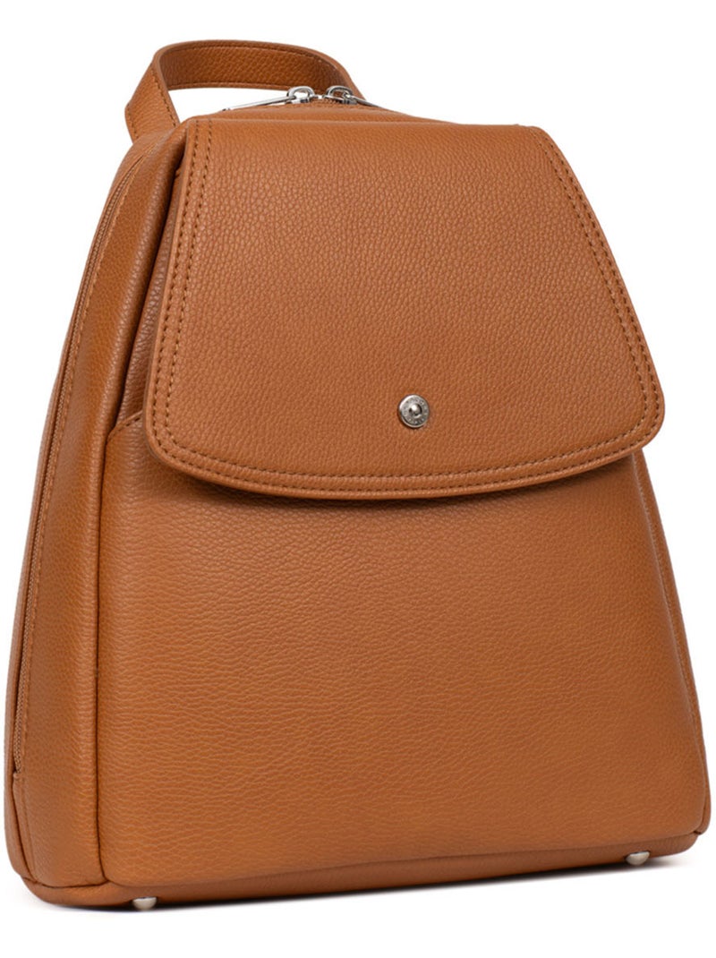 Mochila maya hexagona Marrón caramelo - Kiabi