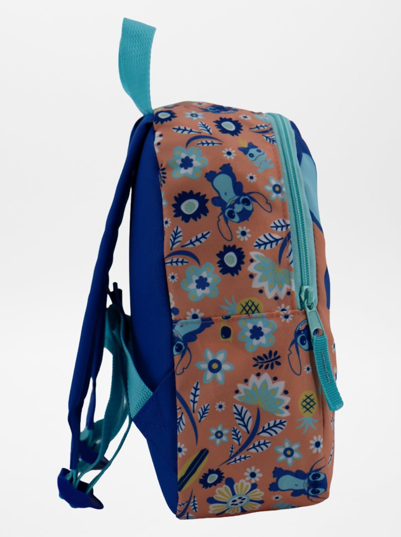 Mochila mediana 'Stitch' azul - Kiabi