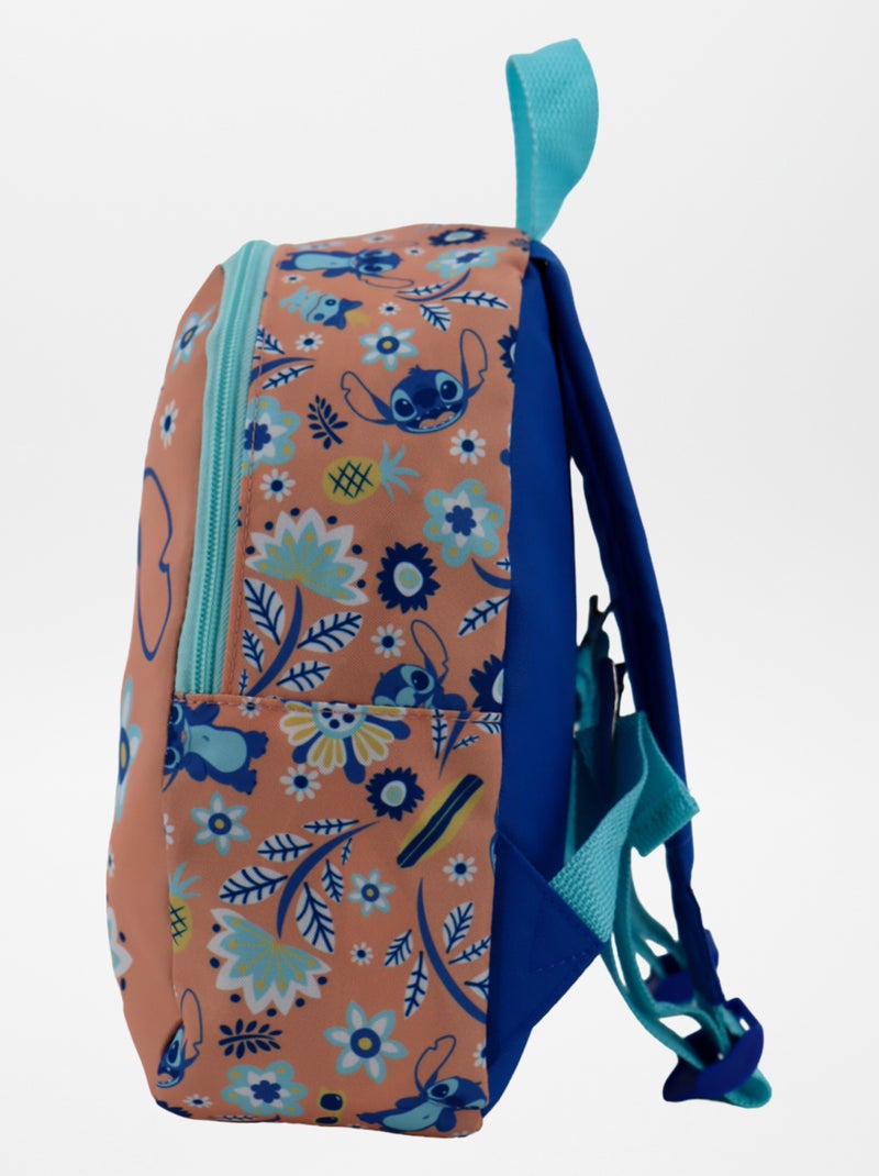 Mochila mediana 'Stitch' azul - Kiabi