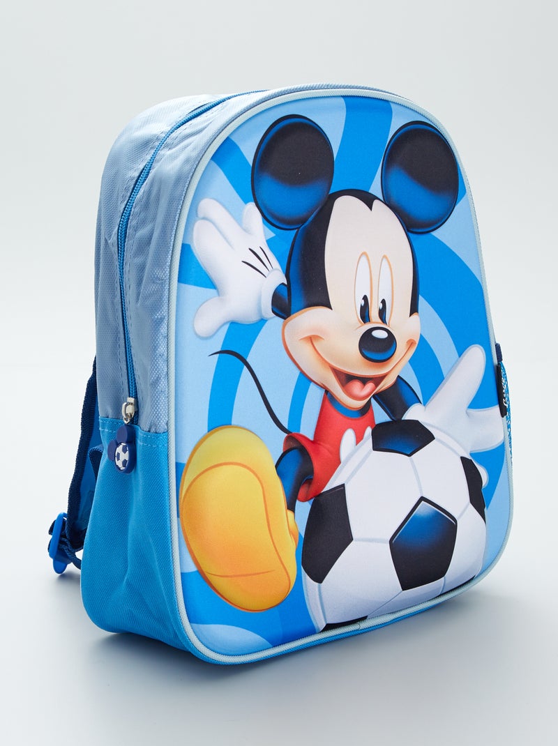 Mochila 'Mickey' en relieve azul - Kiabi