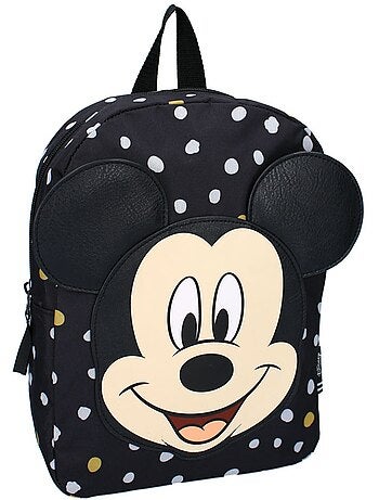 Mochila mickey mouse con appliqué pu y motivo pois