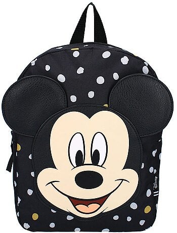 Mochila mickey mouse con appliqué pu y motivo pois