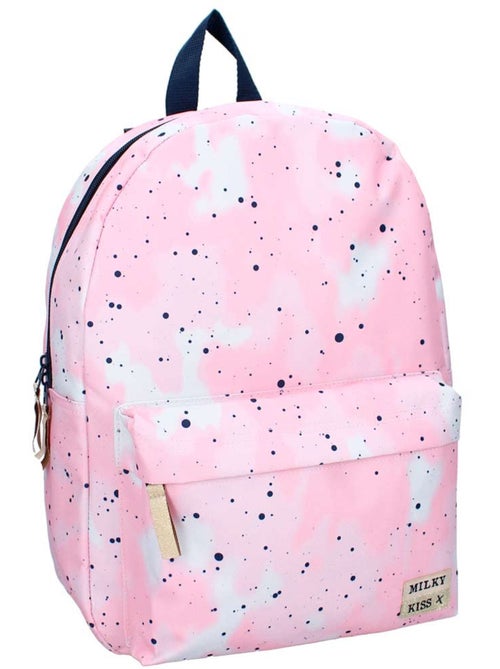 Mochila milky kiss de lona con estampado acuarela - Kiabi Mochila milky kiss de lona con estampado acuarela - Kiabi
