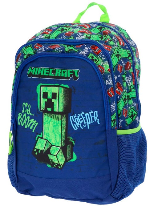 Mochila minecraft creeper boom 42 x 31 x 20 cm 2 compartimentos con cremallera - Kiabi Mochila minecraft creeper boom 42 x 31 x 20 cm 2 compartimentos con cremallera - Kiabi