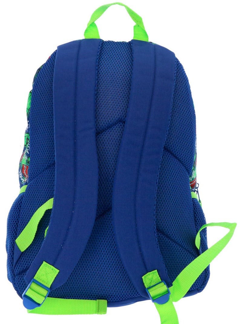 Mochila minecraft creeper boom 42 x 31 x 20 cm 2 compartimentos con cremallera Azul verde claro Negro - Kiabi