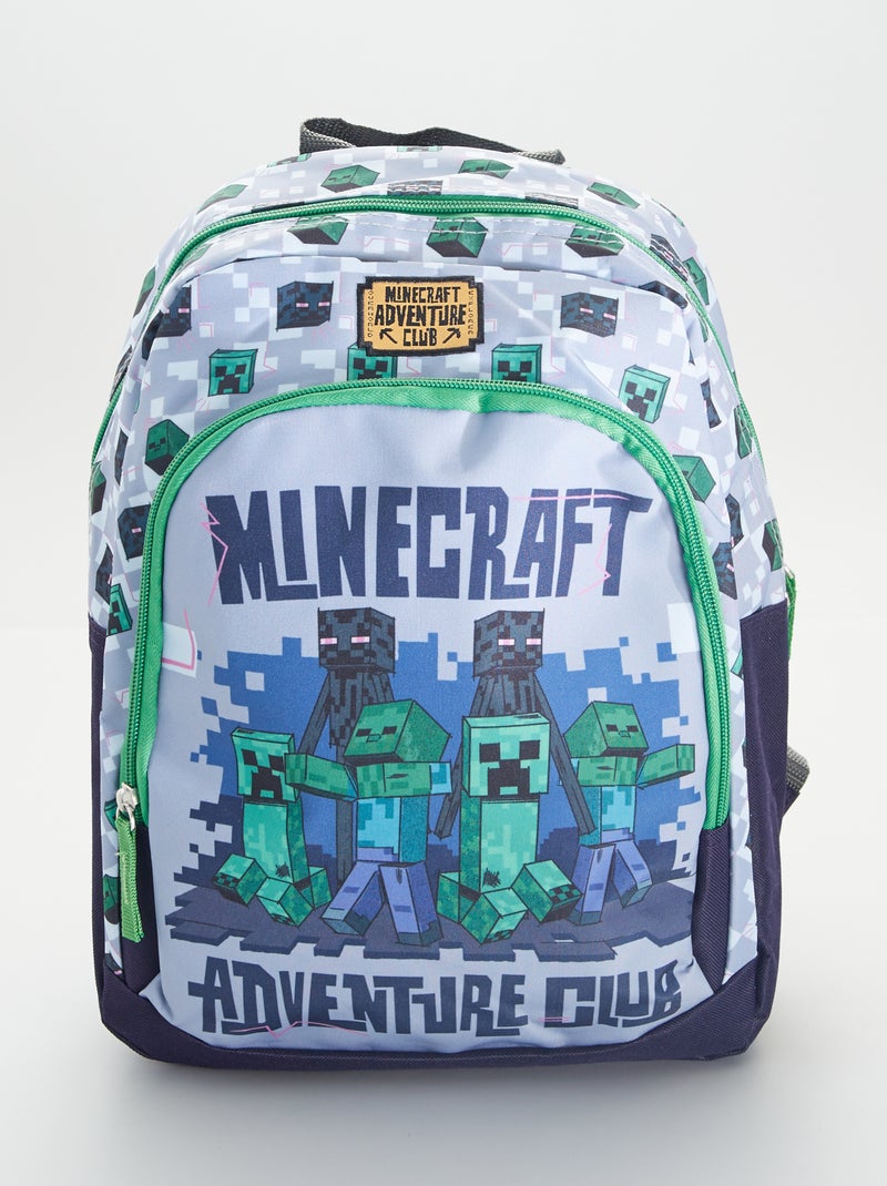 Mochila 'Minecraft' GRIS - Kiabi