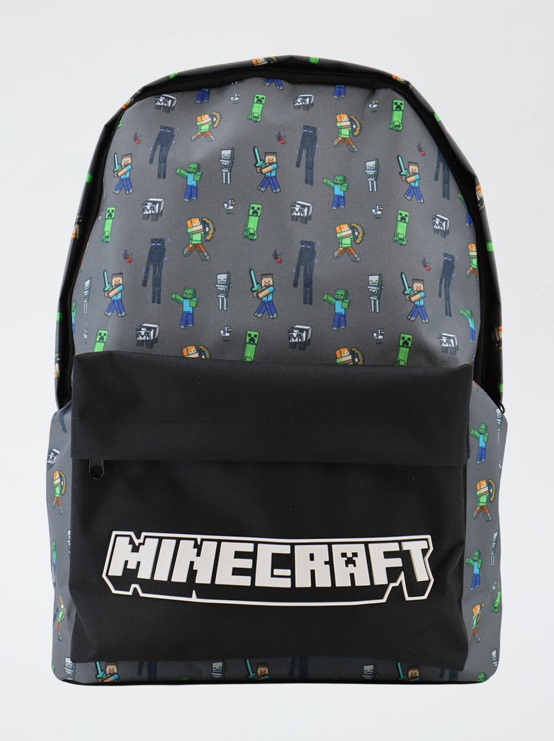 Mochila 'Minecraft' Negro - Kiabi
