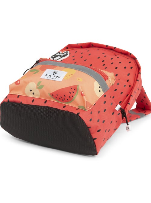 Mochila mini niña POL FOX TUTTI FRUTTI roja y naranja motivo fruta infantil - Kiabi Mochila mini niña POL FOX TUTTI FRUTTI roja y naranja motivo fruta infantil - Kiabi