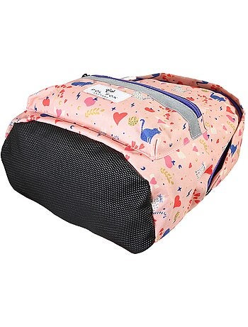 Mochila mini niña preescolar POL FOX Dream rosa motivo gato y corazón