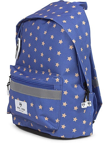 Mochila mini niño POL FOX CATCH azul motivo estrella infantil