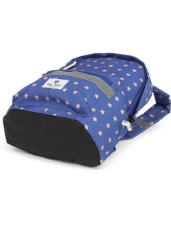 Mochila mini niño POL FOX CATCH azul motivo estrella infantil