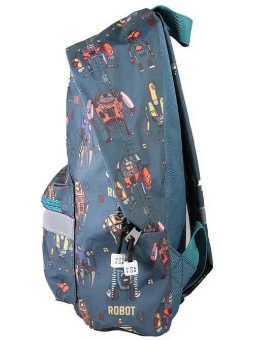 Mochila mini niño preescolar POL FOX Robot azul motivo robot - Kiabi