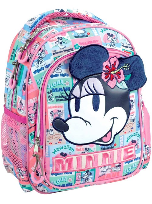 Mochila minnie estilo vintage 30 cm con bolsillos con cremallera - Kiabi Mochila minnie estilo vintage 30 cm con bolsillos con cremallera - Kiabi
