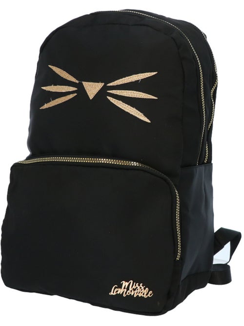 Mochila miss lemonade de tejido sintético con motivo de gato dorado cmp - Kiabi Mochila miss lemonade de tejido sintético con motivo de gato dorado cmp - Kiabi