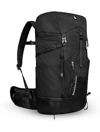 Mochila montaña 35l funda impermeable senderismo hombre y mujer weddell 35 blac