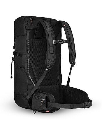 Mochila montaña 35l funda impermeable senderismo hombre y mujer weddell 35 blac