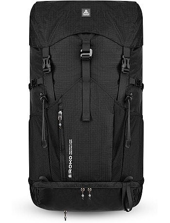 Mochila montaña 35l funda impermeable senderismo hombre y mujer weddell 35 blac