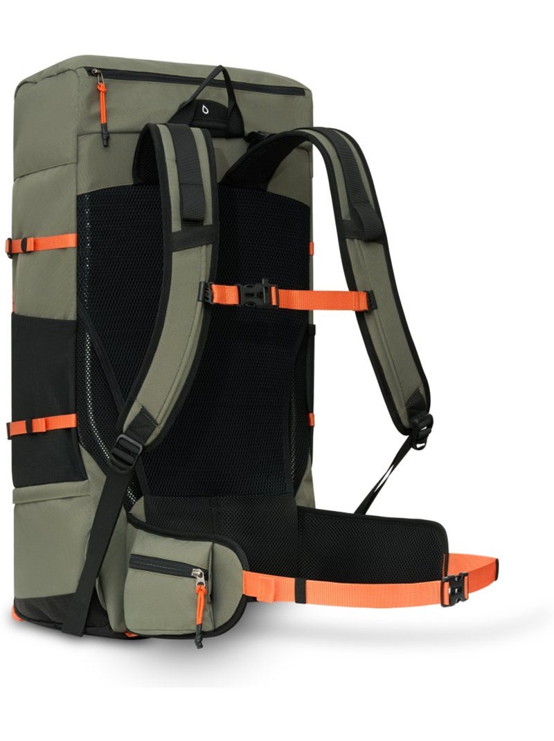 Mochila montaña 50l funda impermeable senderismo hombre y mujer venture 50 gree Verde - Kiabi