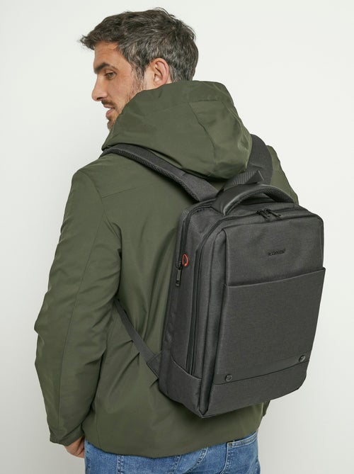 Mochila multibolsillos con cremallera para hombre - AFIBEL - Kiabi