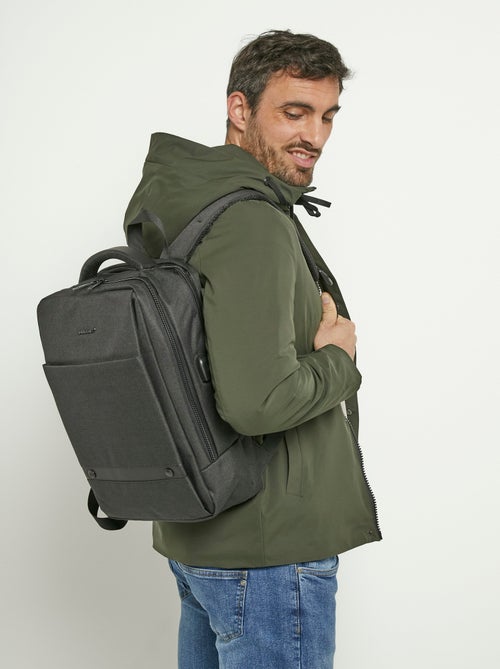Mochila multibolsillos con cremallera para hombre - AFIBEL - Kiabi