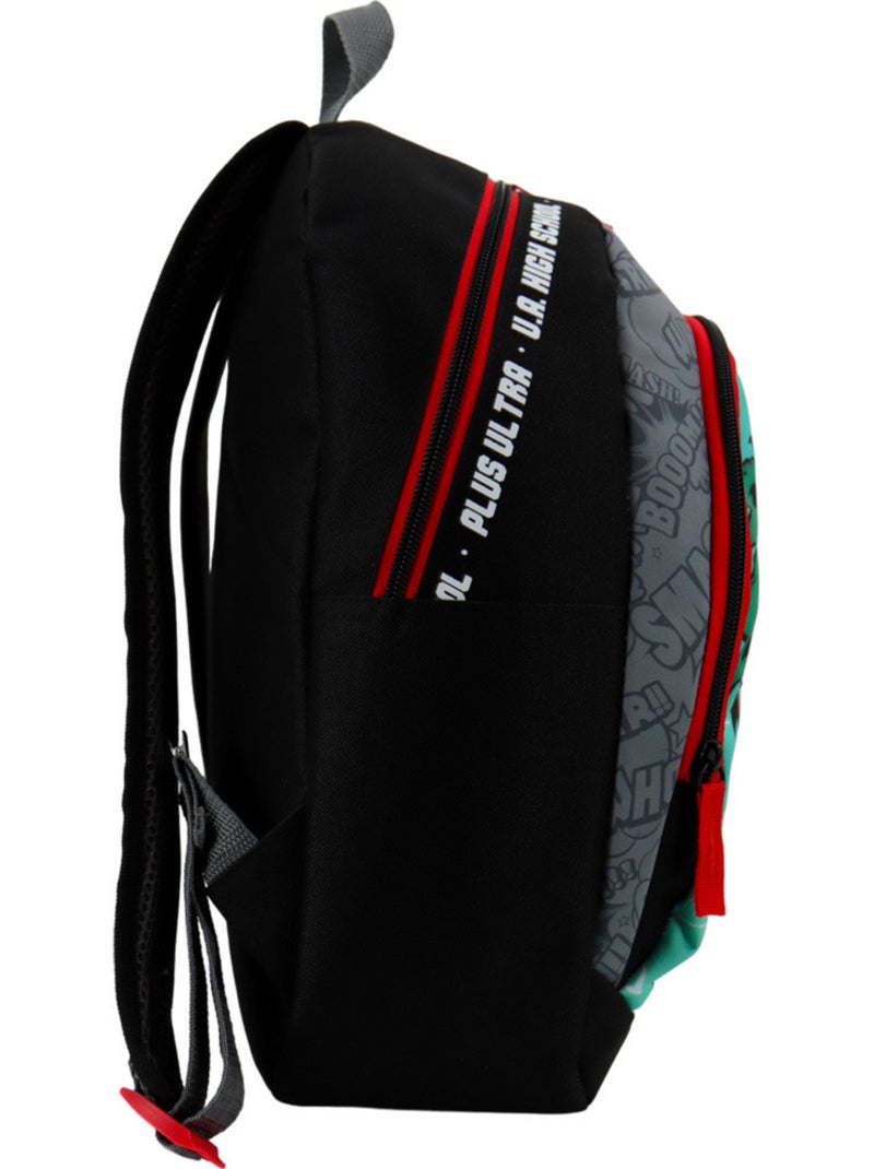 Mochila my hero academia con estampado deku de tejido sintético Azul Negro Gris - Kiabi