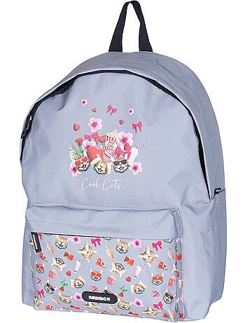 Mochila newmoji cool cats 43 cm con cremallera