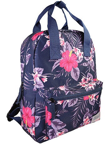 Mochila niña Offshore violeta floral 1 compartimento