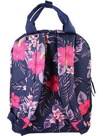 Mochila niña Offshore violeta floral 1 compartimento