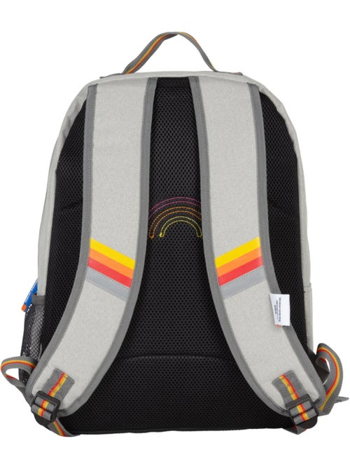 Mochila niño 2 compartimentos FRENCH DISORDER estilo color block retro - Kiabi Mochila niño 2 compartimentos FRENCH DISORDER estilo color block retro - Kiabi
