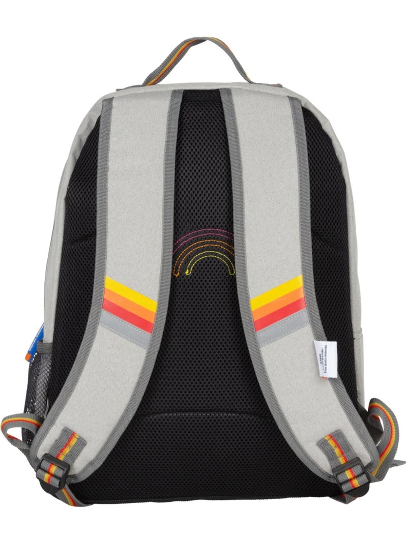 Mochila niño 2 compartimentos FRENCH DISORDER estilo color block retro Azul - Kiabi