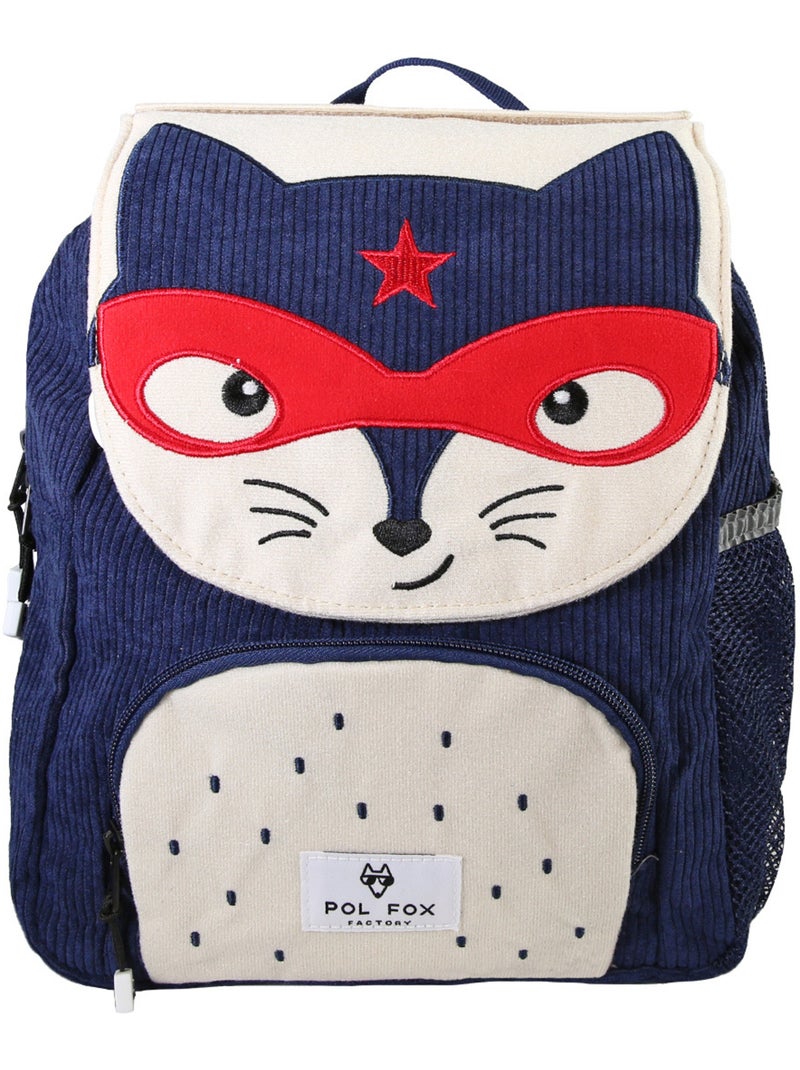 Mochila niño POL FOX FOXY reversible 1 compartimento azul infantil Azul marino - Kiabi