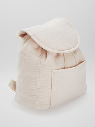 Mochila para bebé de gasa de algodón