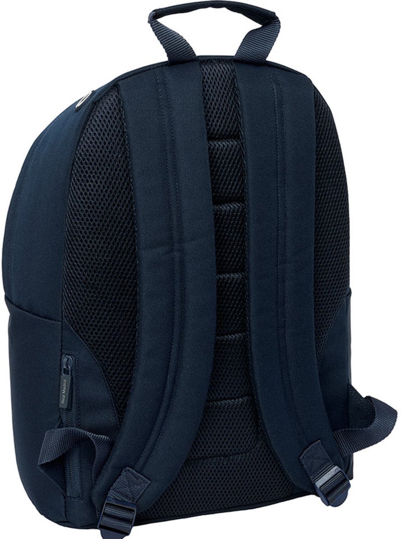 Mochila para ordenador 14,1 real madrid poliéster 41 x 31 x 16 cm Azul marino - Kiabi
