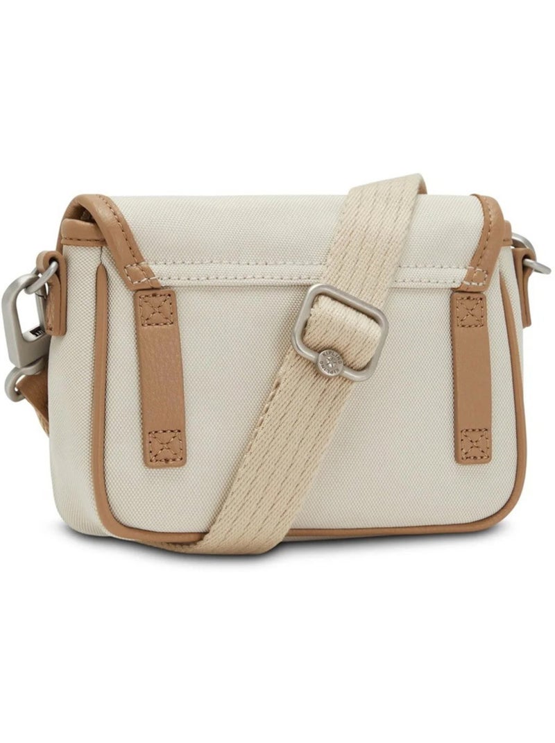 Mochila – pequeña inaki s con bandolera convertible en riñonera – kipling Blanco Marrón - Kiabi