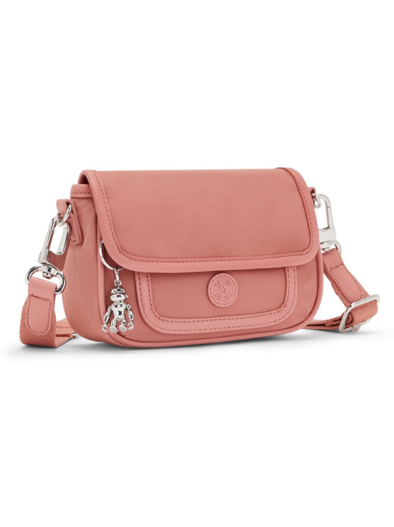 Mochila – pequeña inaki s con bandolera convertible en riñonera – kipling Rosa - Kiabi