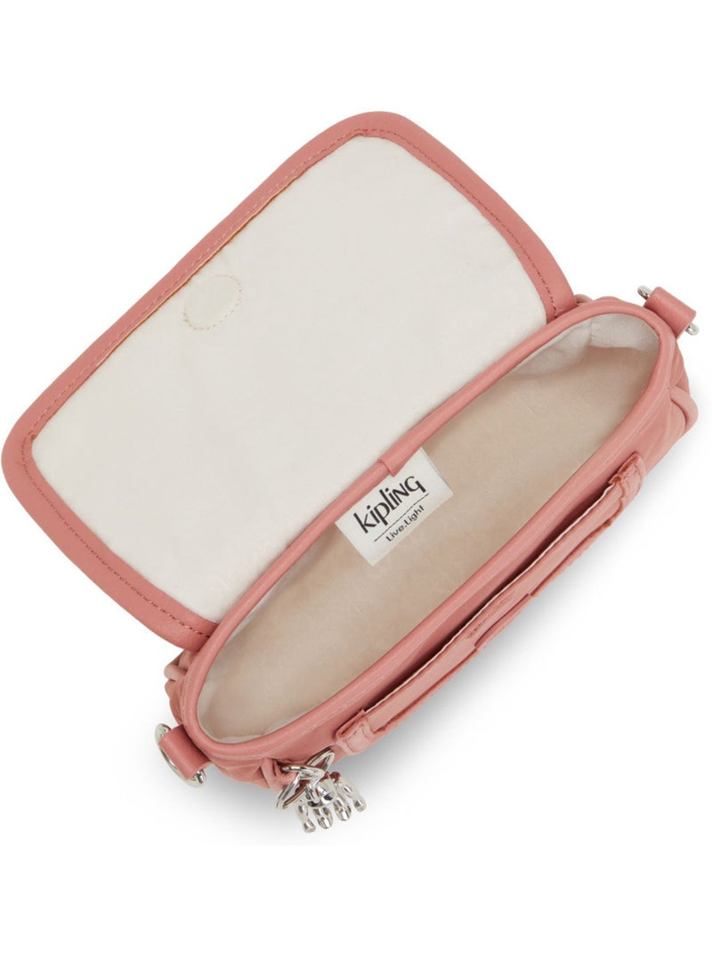 Mochila – pequeña inaki s con bandolera convertible en riñonera – kipling Rosa - Kiabi