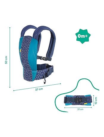 Mochila portabebés ergonómica con posición frontal y dorsal «Badabulle»