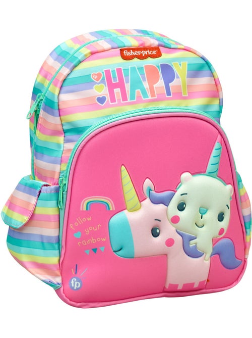 Mochila preescolar 3d de unicornio de poliéster fisher-price - Kiabi