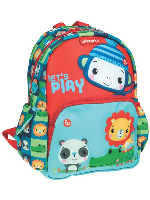 Mochila preescolar estampado animales en tejido sintético fisher-price - Kiabi Mochila preescolar estampado animales en tejido sintético fisher-price - Kiabi